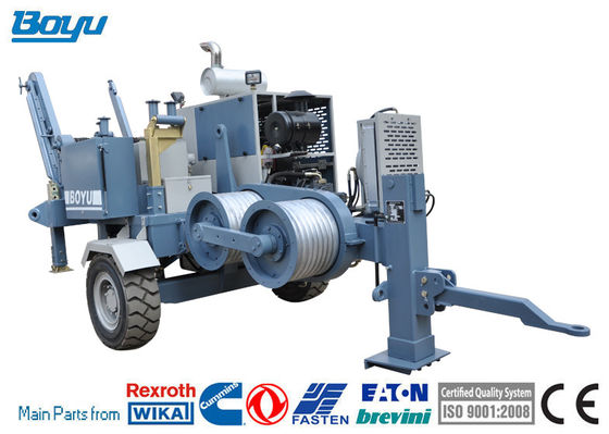 Overhead Line 77kw 103hp Hydraulic Puller Machine Max Intermittent Pull 60kN