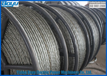Anti Twisting Wire Galvanized Steel Line Stringing Rope for Overhead Transmission Line 13mm 120kN